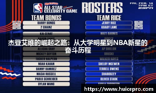 杰登艾维的崛起之路：从大学明星到NBA新星的奋斗历程